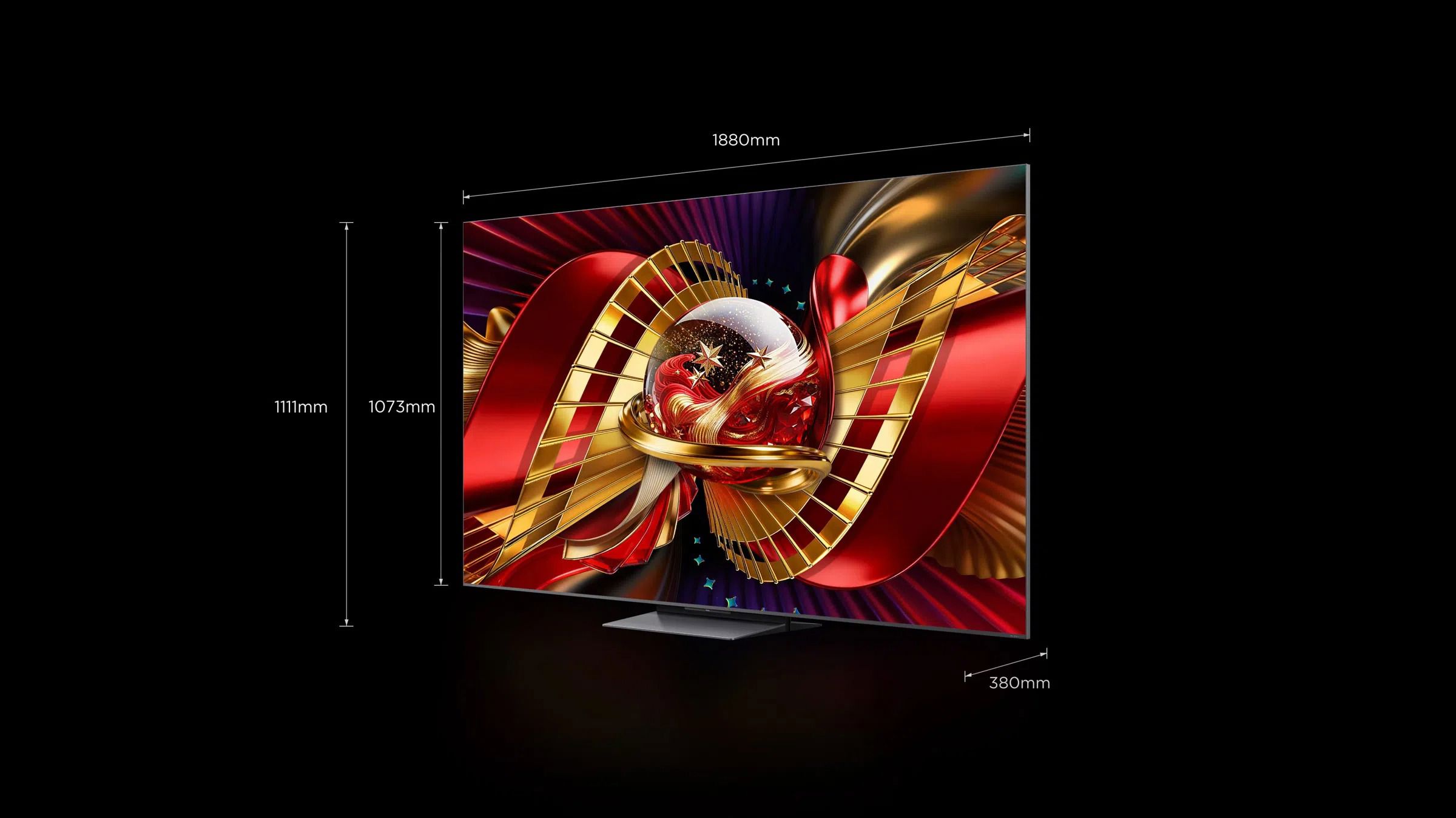 Kích thước Tivi TCL 75Inch SQD-Mini LED 75C8L 